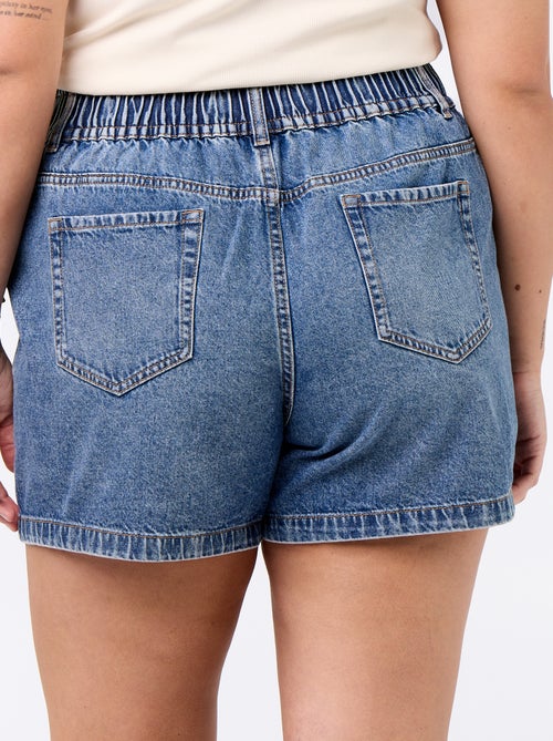 Denim short met zakken - Kiabi