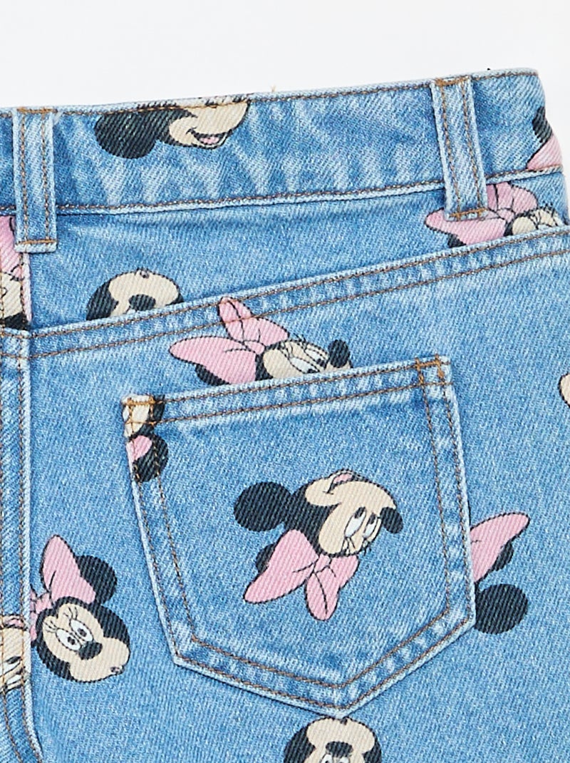 Denim short 'Minnie' 'Disney' Blauw - Kiabi