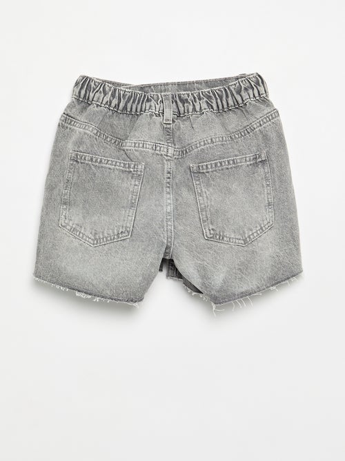 Denim short om aan te trekken - Kiabi