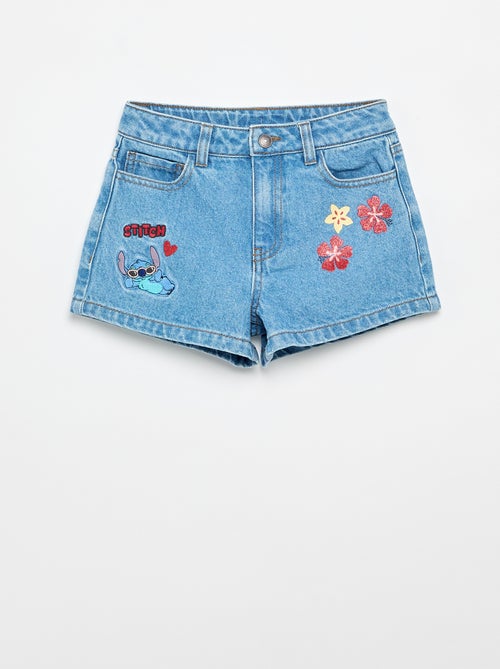 Denim short 'Stitch' 'Disney' - Kiabi Denim short 'Stitch' 'Disney' - Kiabi