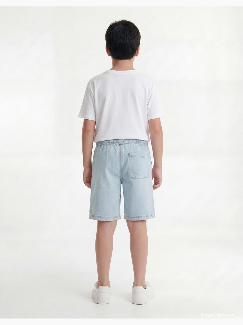 Denim shorts, MO Fashion Blauw - Kiabi