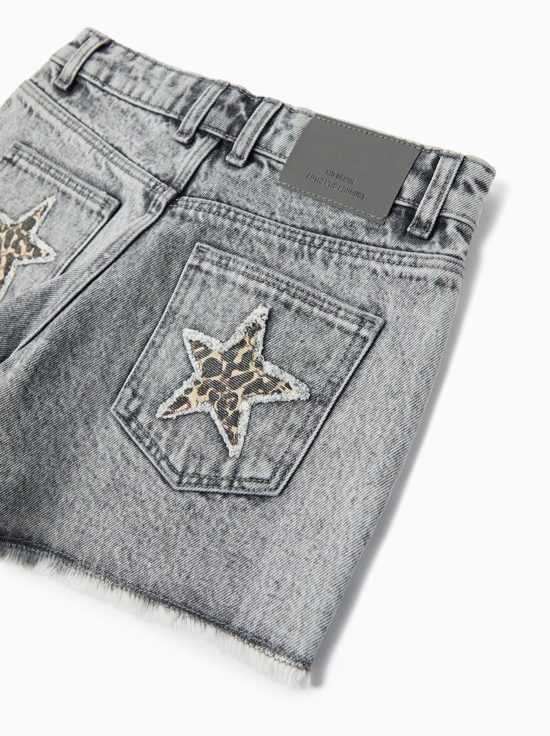 Denim Shorts, MO Fashion Grijs - Kiabi