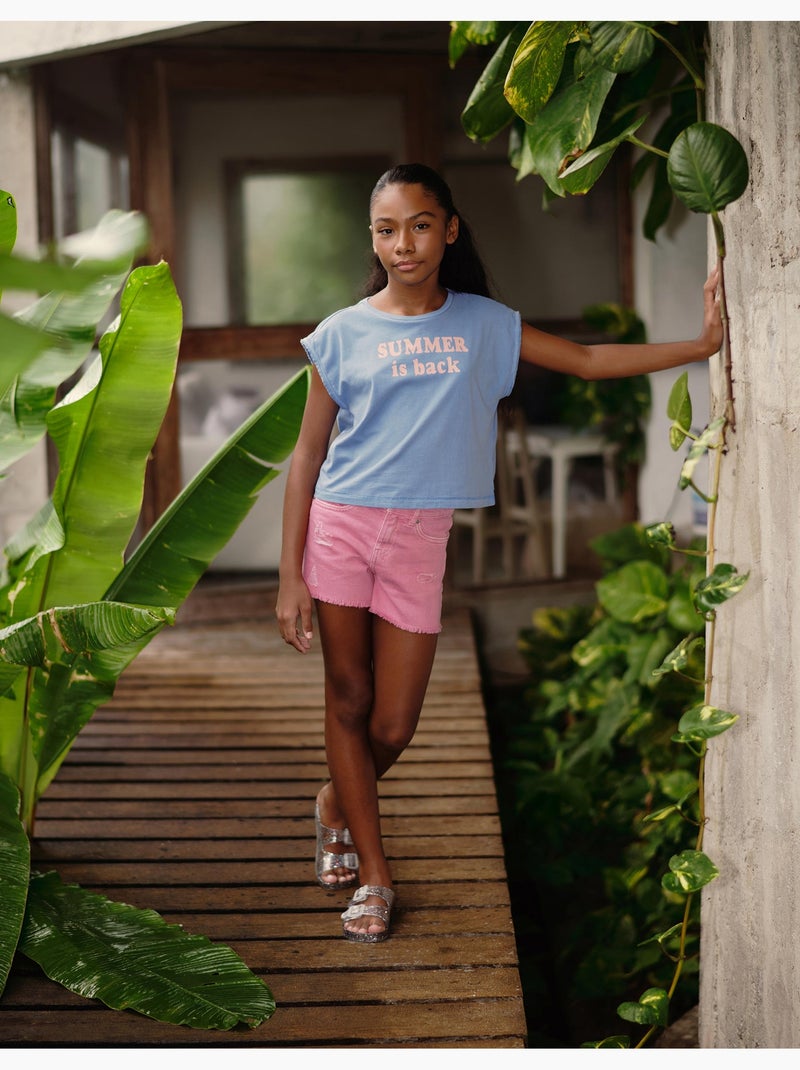 Denim Shorts, MO Fashion Roze - Kiabi