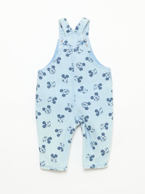Denim tuinbroek met 'Disney' print - Kiabi