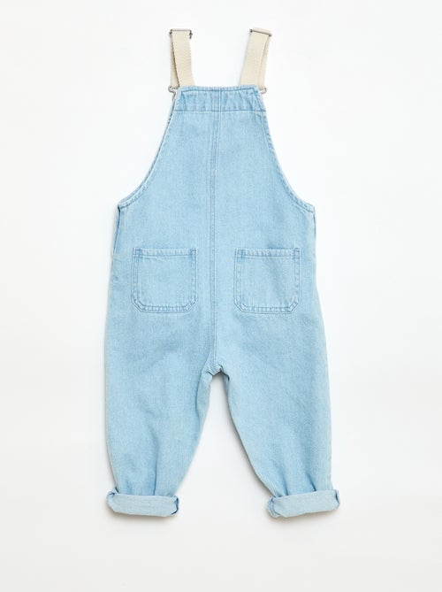 Denim tuinbroek met opgestikte zak - Kiabi