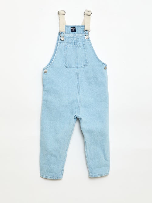 Denim tuinbroek met opgestikte zak - Kiabi