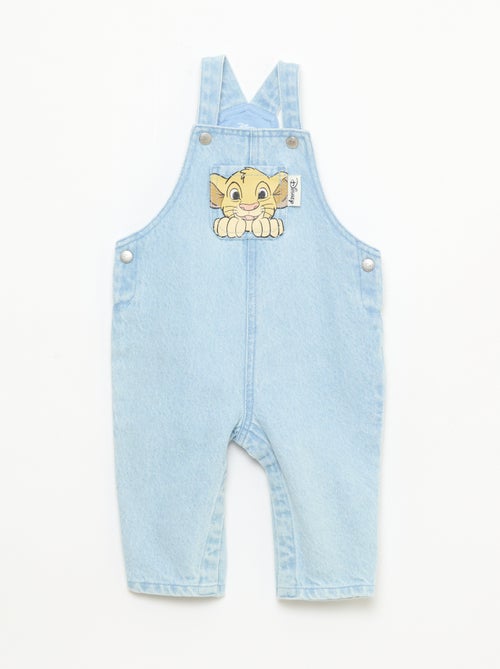 Denim tuinbroek met print 'Disney' - Kiabi