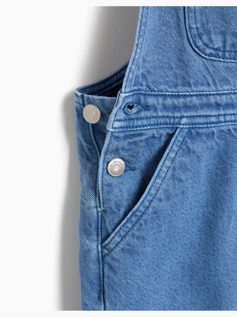 Denim tuinbroeken, mo fashion Blauw - Kiabi