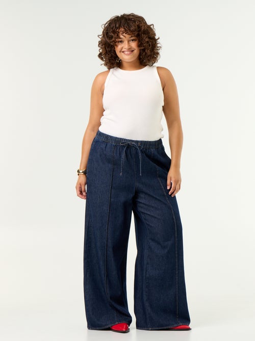 Denim wide leg broek - Kiabi Denim wide leg broek - Kiabi