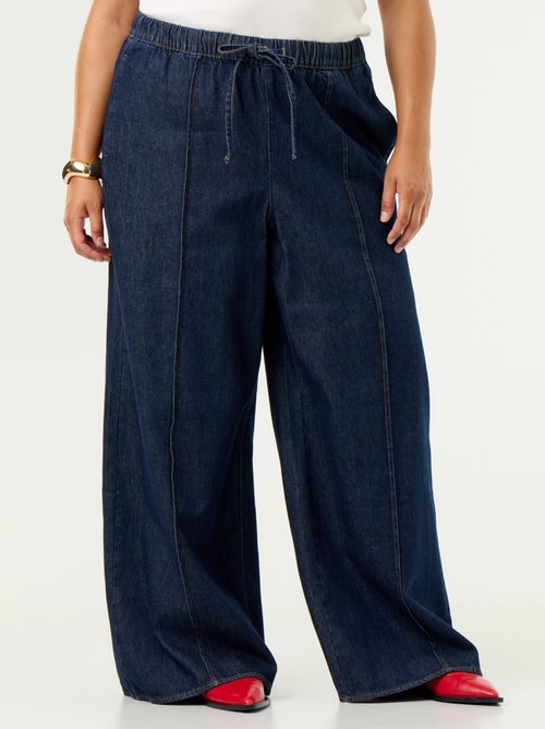 Denim wide leg broek - Kiabi Denim wide leg broek - Kiabi