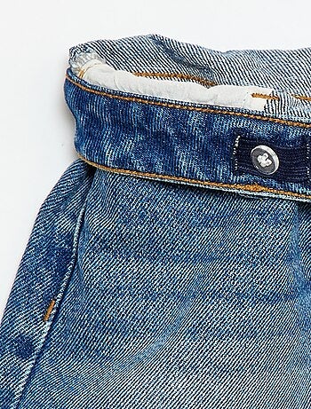 Denimshort met hoge taille