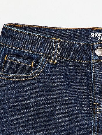 Denimshort met hoge taille