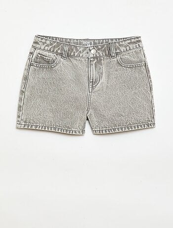 Denimshort met hoge taille