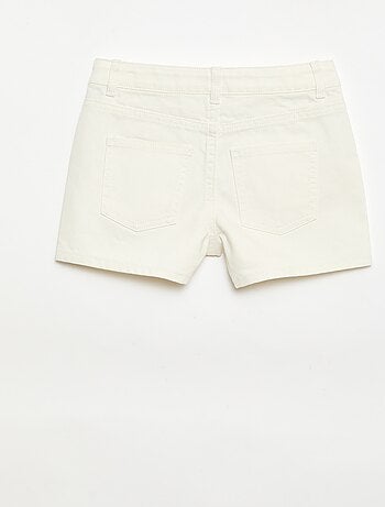Denimshort met hoge taille