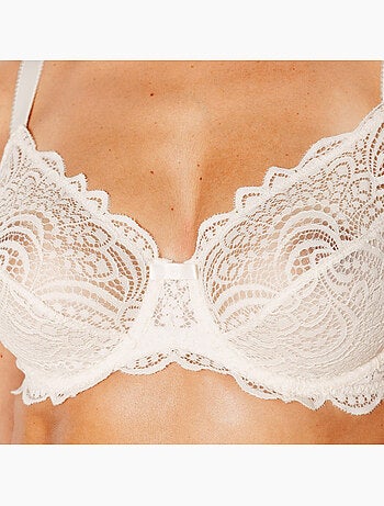 Dentelle beha bedekkend kant zwart