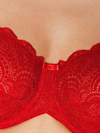 Dentelle beha bedekkend kant ecru