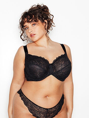 Dentelle beha bedekkend kant ecru