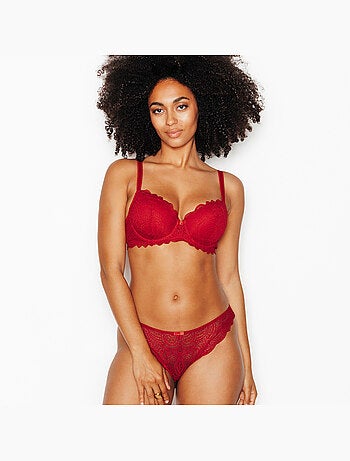 Dentelle beha vergrotend kant zwart