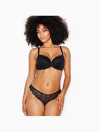 Dentelle beha vergrotend kant zwart
