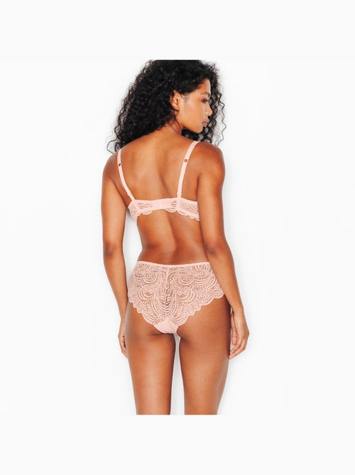 Dentelle shorty kant poeder - Kiabi