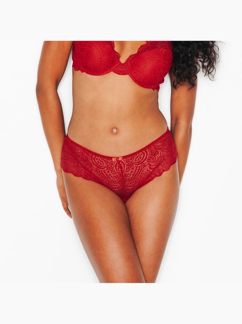 Dentelle shorty kant rood - Kiabi Dentelle shorty kant rood - Kiabi