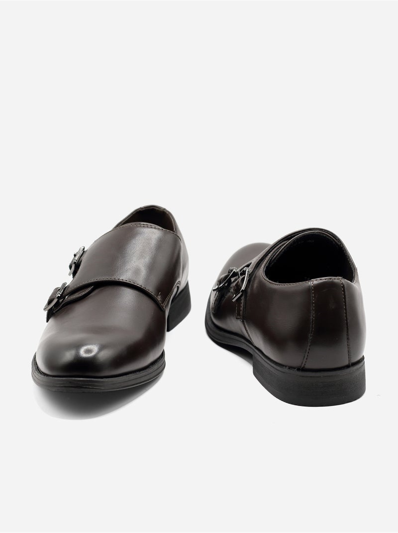 Derbies à boucles Marron - Kiabi