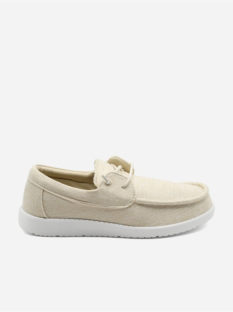 Derbies a lacets Beige - Kiabi