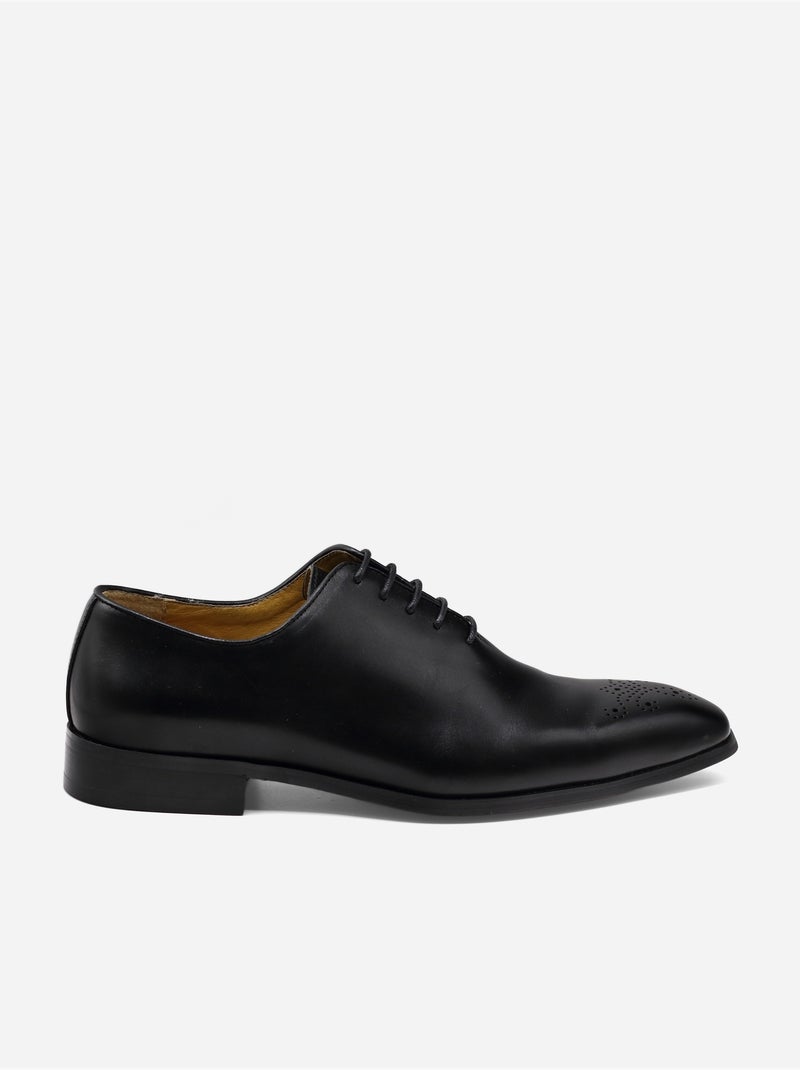 Derbies en cuir - Bill Tornade Noir - Kiabi