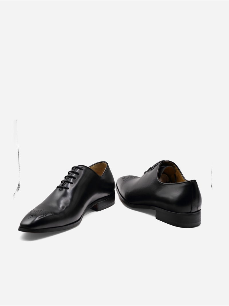 Derbies en cuir - Bill Tornade Noir - Kiabi