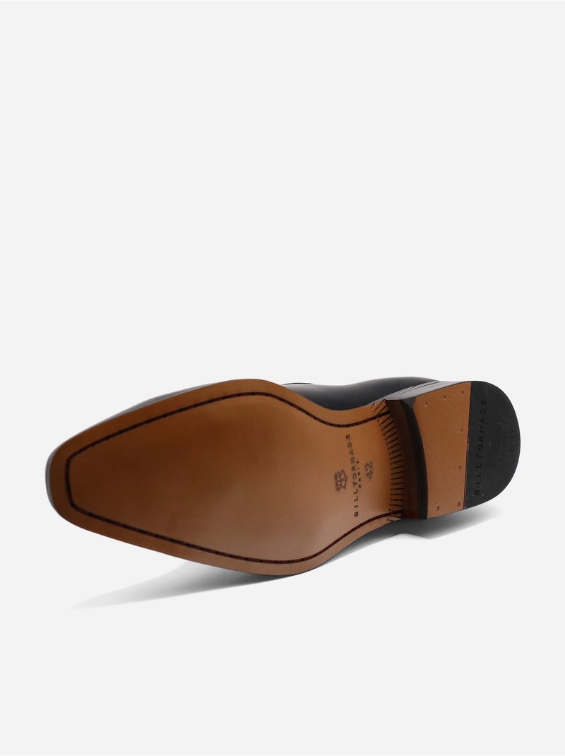 Derbies en cuir - Bill Tornade Noir - Kiabi