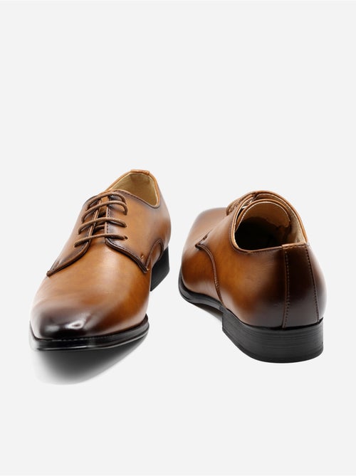 Derbies en cuir - Uomo - Kiabi