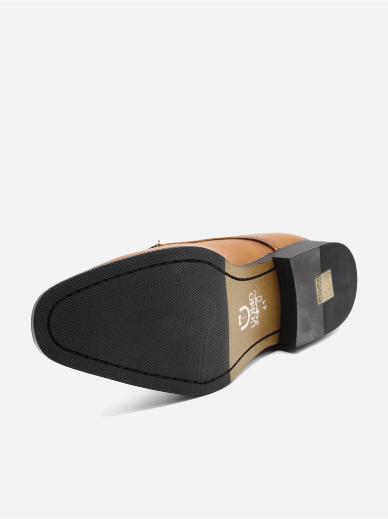 Derbies en cuir - Uomo Marron - Kiabi