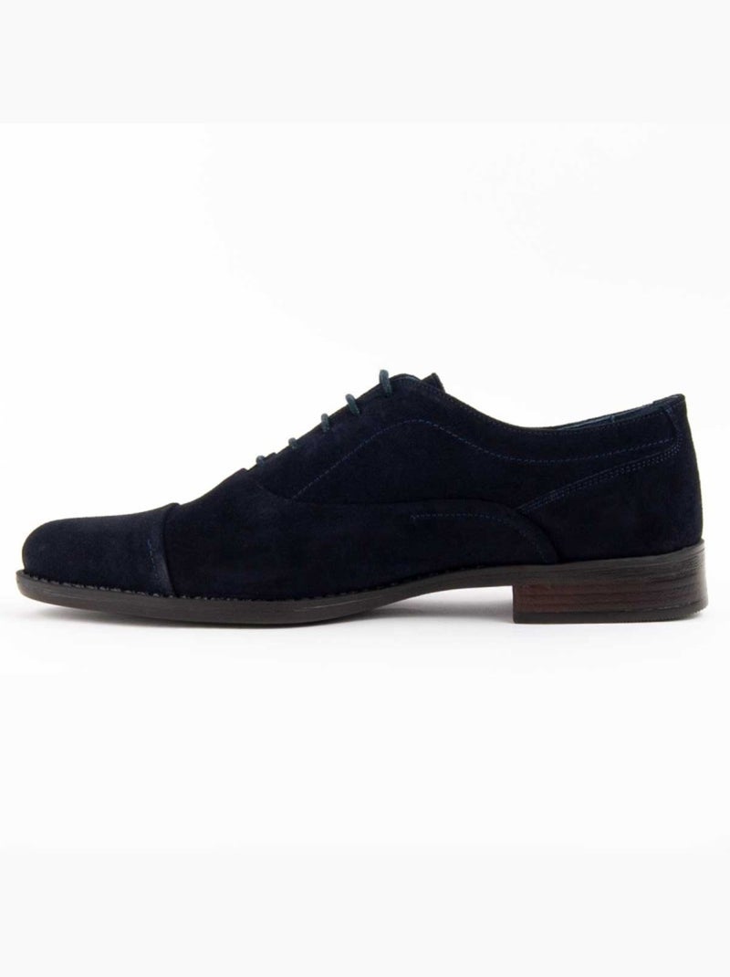 Derby & Richelieu Cuir Naturel Purapiel Bleu - Kiabi