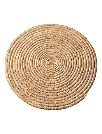 Dessous de plat en raphia