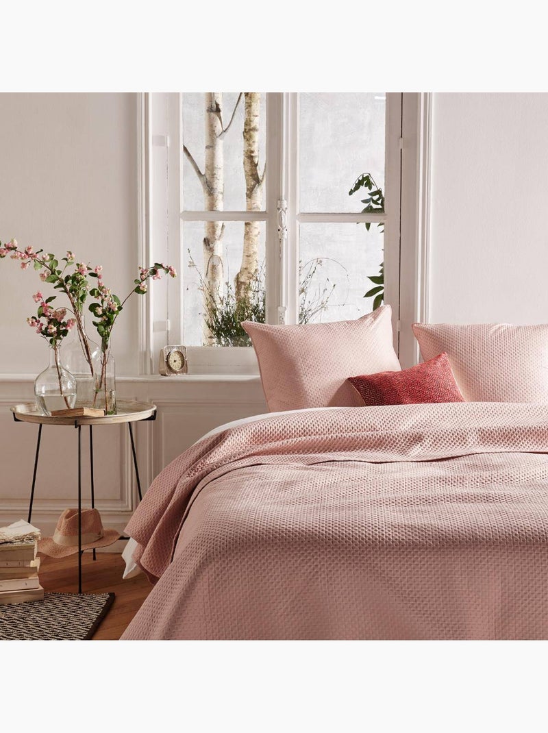 Dessus de lit avec taies DOLCE Rose - Kiabi