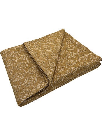 Dessus de lit jacquard motif floral