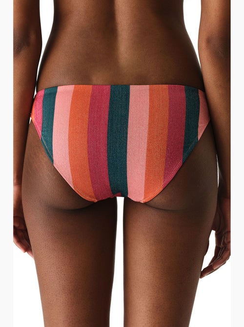 Devin gestreept bikinibroekje met glansdraad en middelhoge taille penti - Kiabi Devin gestreept bikinibroekje met glansdraad en middelhoge taille penti - Kiabi