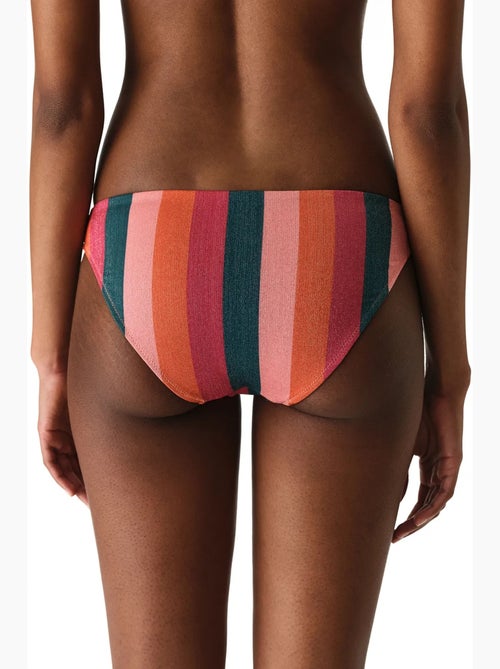 Devin gestreept bikinibroekje met glansdraad en middelhoge taille penti - Kiabi Devin gestreept bikinibroekje met glansdraad en middelhoge taille penti - Kiabi