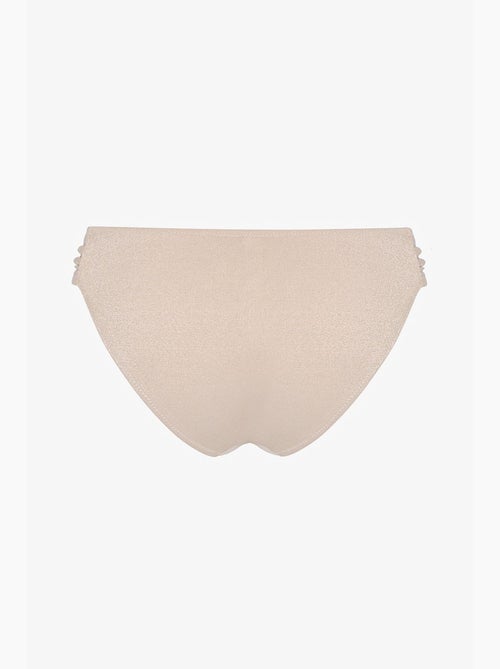 Devon met plooien aan de zijkant, glitter, bikinibroekje met middelhoge taille penti - Kiabi