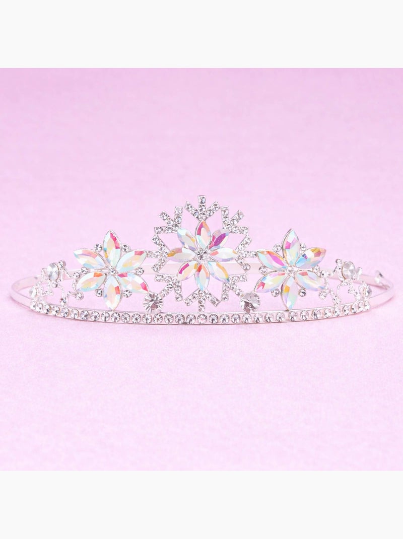 Diadeem haarband prinses verkleedkostuum | great pretenders Zilverkleurig - Kiabi