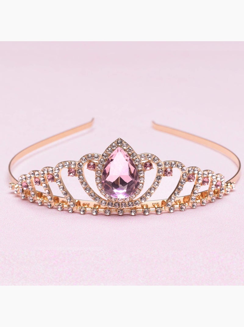 Diadeem haarband prinsessenkostuum Roze - Kiabi