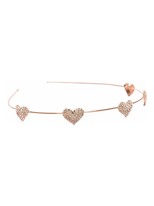 Diadeem hoofdband kind harten strass - Kiabi