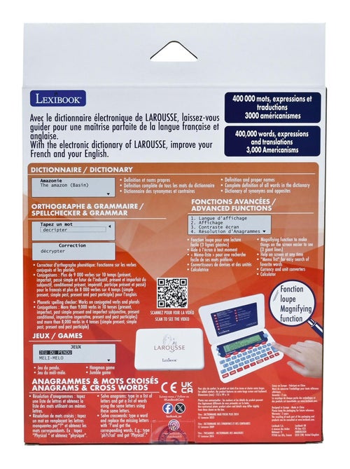 Dictionnaire électronique de poche français larousse - Kiabi Dictionnaire électronique de poche français larousse - Kiabi