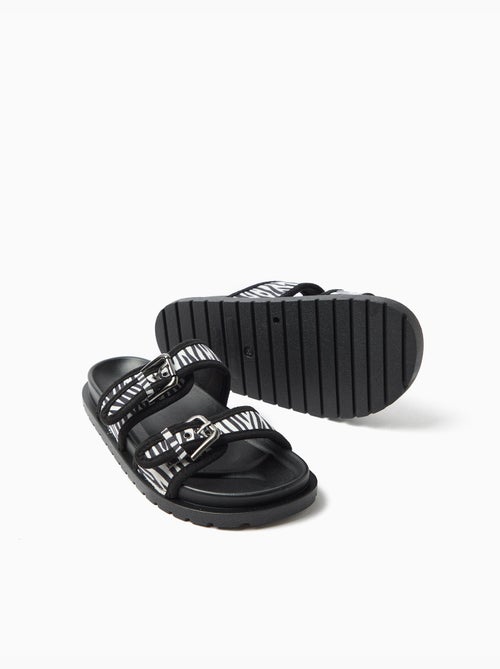 Dierenprint sandalen, MO Fashion - Kiabi Dierenprint sandalen, MO Fashion - Kiabi