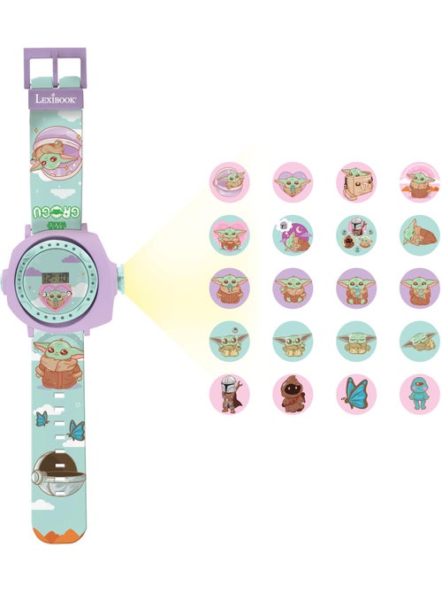 Digitaal horloge met projectie van 20 beelden, grogu-design uit het star wars-universum - Kiabi Digitaal horloge met projectie van 20 beelden, grogu-design uit het star wars-universum - Kiabi
