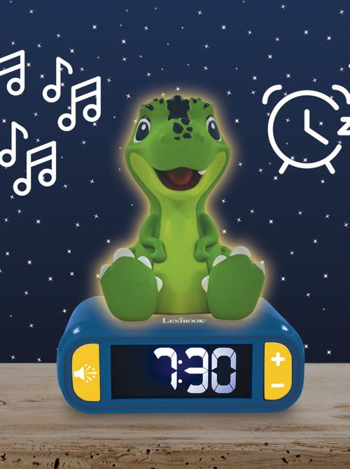 Digitale wekker met 3d dinosaur nachtlampje en geluidseffecten - Kiabi Digitale wekker met 3d dinosaur nachtlampje en geluidseffecten - Kiabi