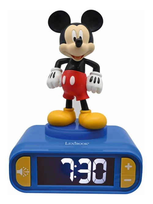 Digitale wekker met 3d mickey nachtlampje en geluidseffecten - Kiabi Digitale wekker met 3d mickey nachtlampje en geluidseffecten - Kiabi