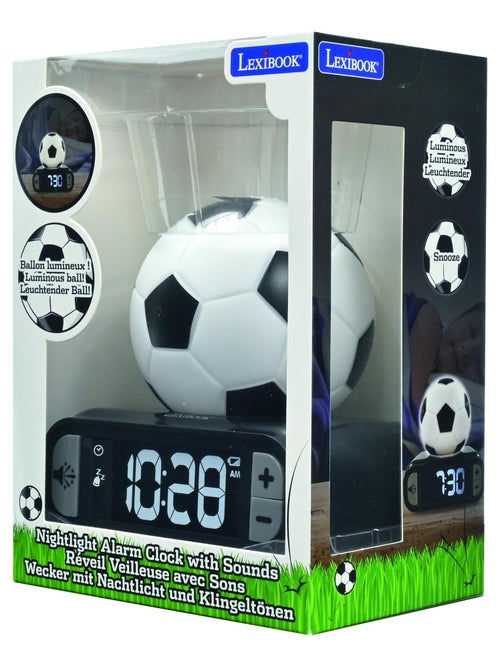 Digitale wekker met a football 3d nachtlampje en geluidseffecten - Kiabi Digitale wekker met a football 3d nachtlampje en geluidseffecten - Kiabi