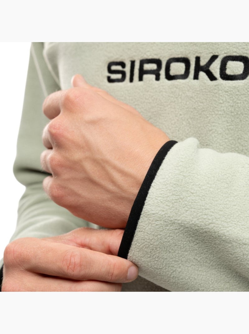 Dikke fleece trui voor heren Groen - Kiabi