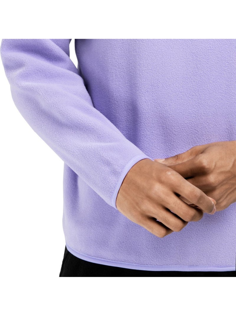 Dikke fleece trui voor heren Lavendel - Kiabi